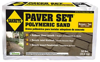 Paver Set Brown Polymeric Sand, 50 Pounds - Model 65300037