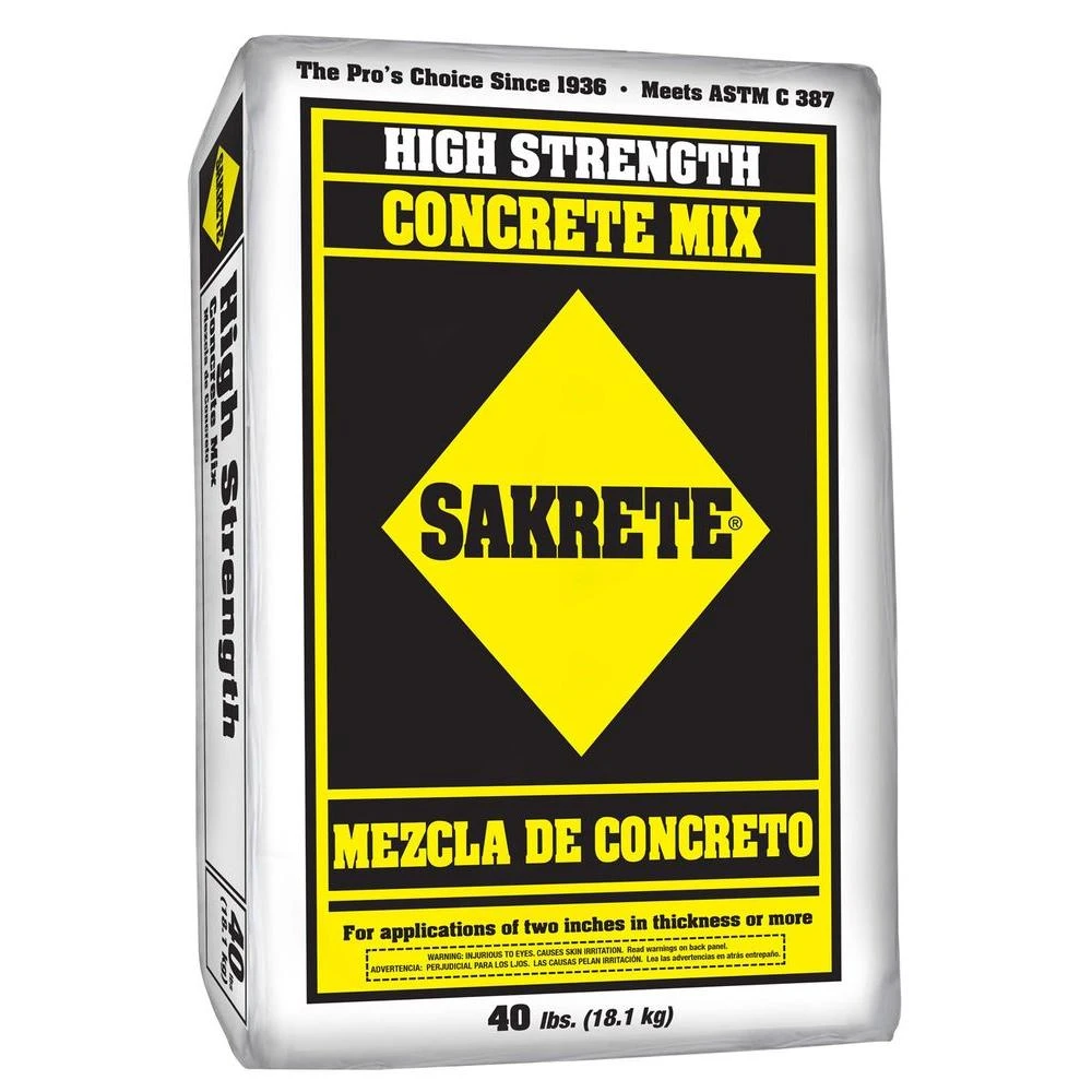 40 Pound Concrete Mix for General Purpose Construction and Repair