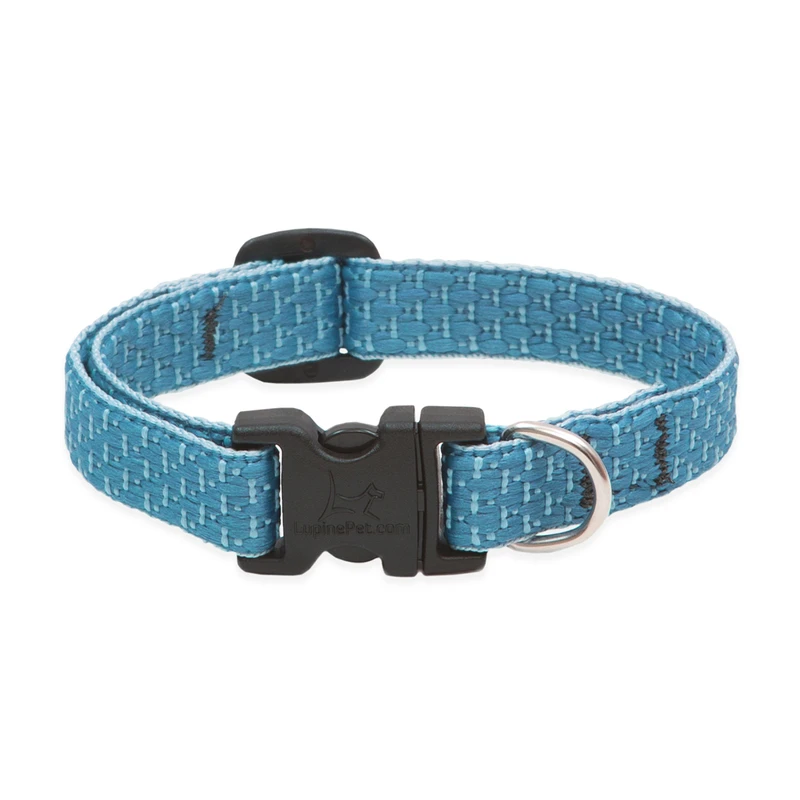 Eco Adjustable Dog Collar, Tropical Sea, 1/2 X 8 To 12-inch
