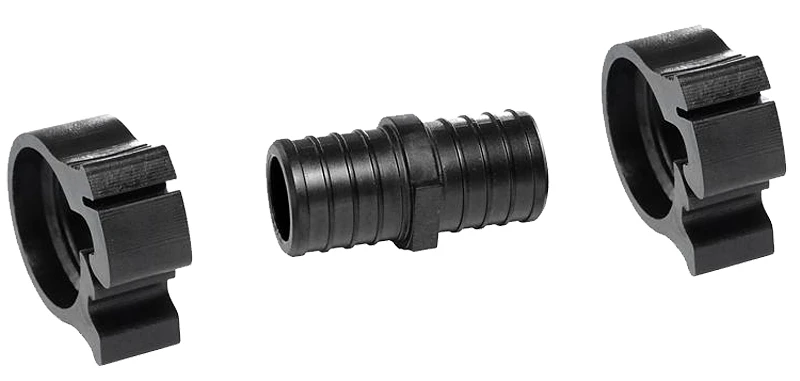 Pipe Coupling, 1 Inch Diameter, Durable Metal Construction