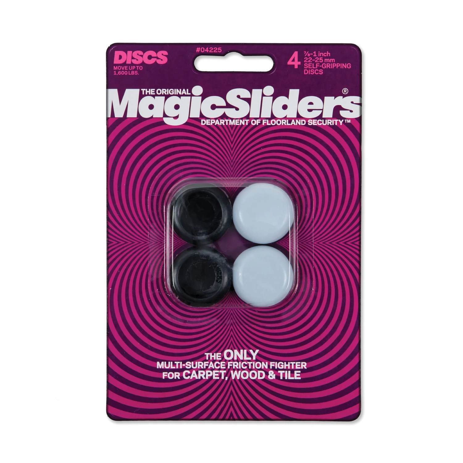 Surface Protectors, Chair & Table Grips, 7/8 x 1-In., 4-Pk.