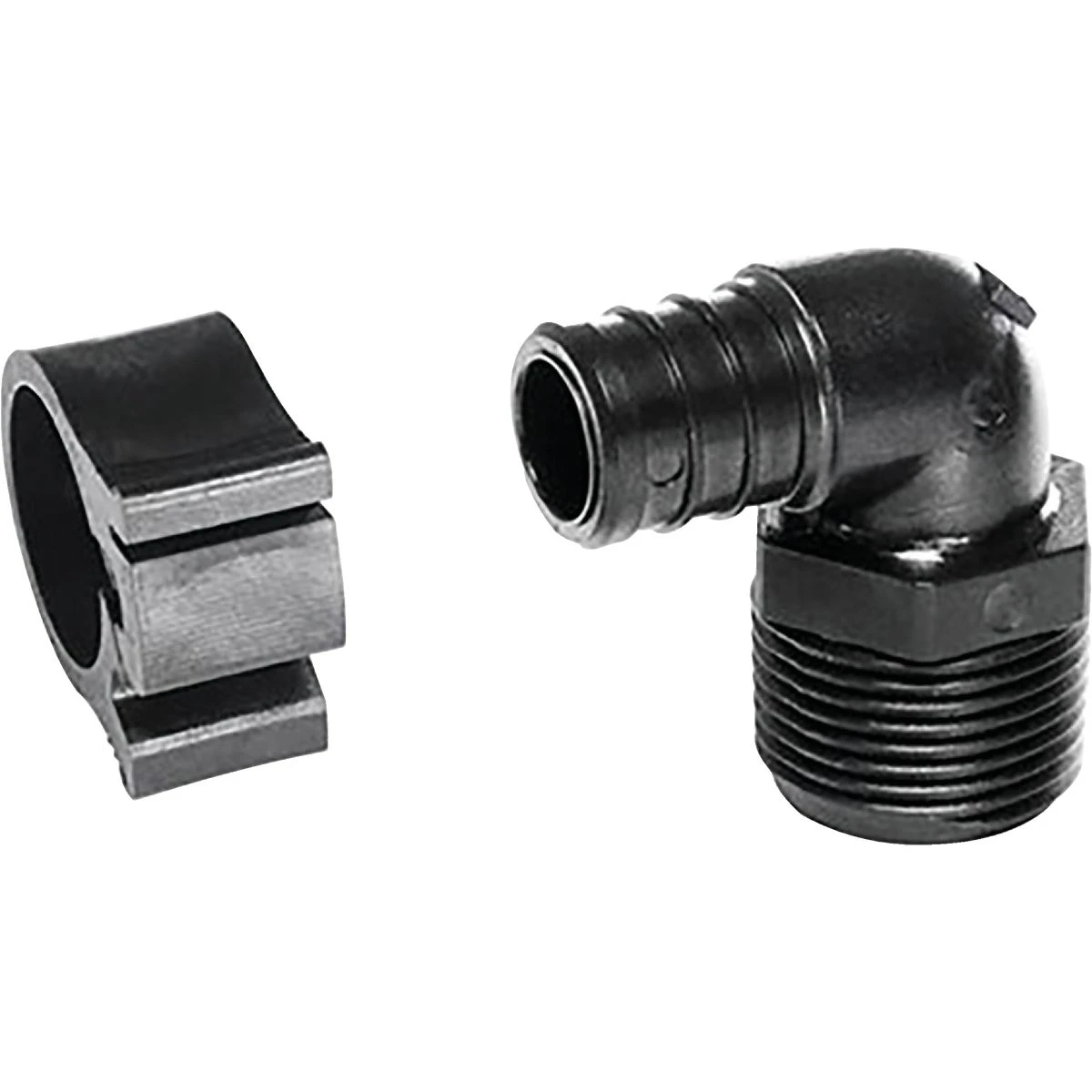 Pexlock 3/4 In. X 3/4 In. Mpt 90 Degree Plastic Compression Male Pex Elbow