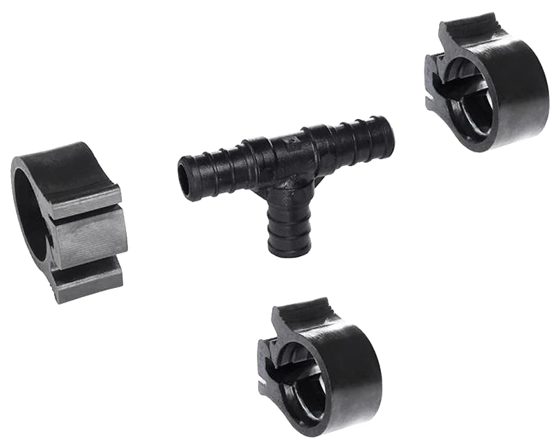 Pipe Tee Fitting, 1/2 Inch Diameter, Durable Plumbing Connector