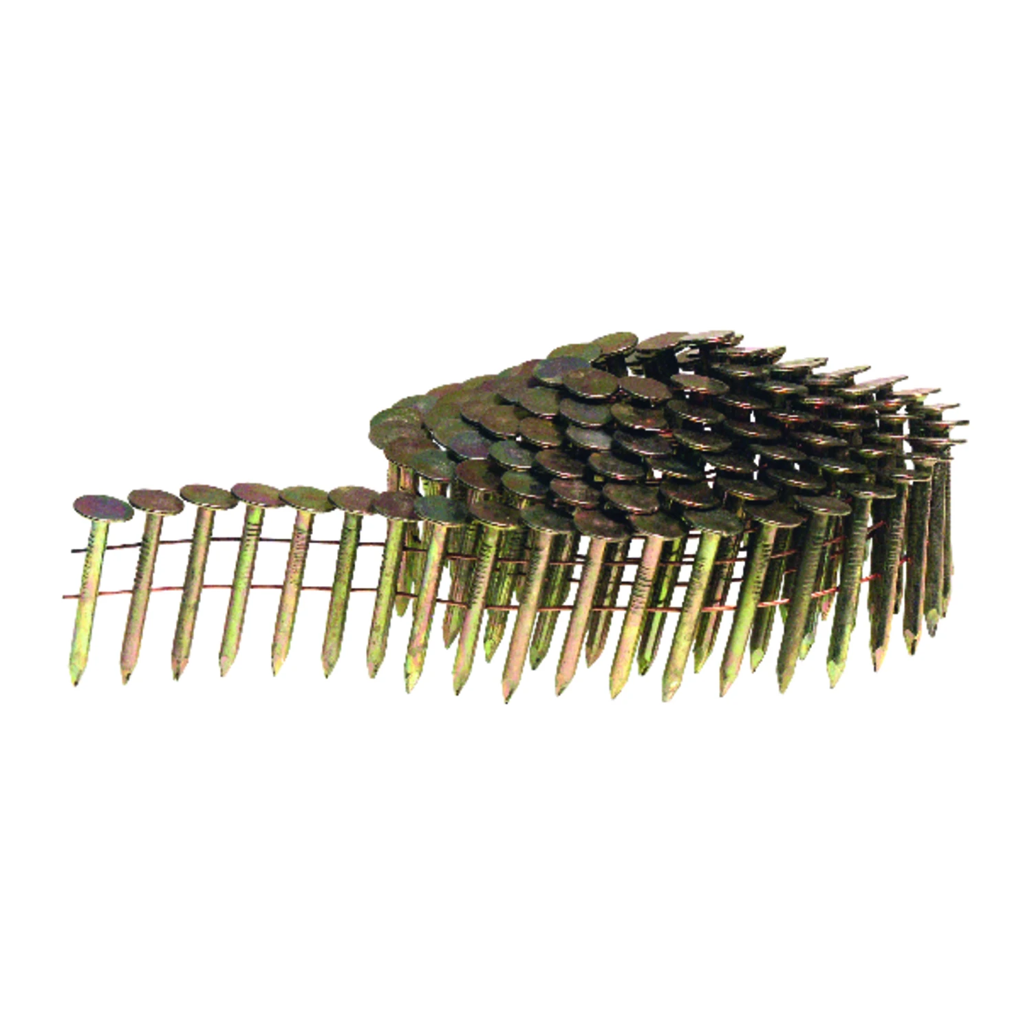 Coil Collated Roofing Nails, Galvanized, .120 x 1-1/4 In., 7200-Ct.