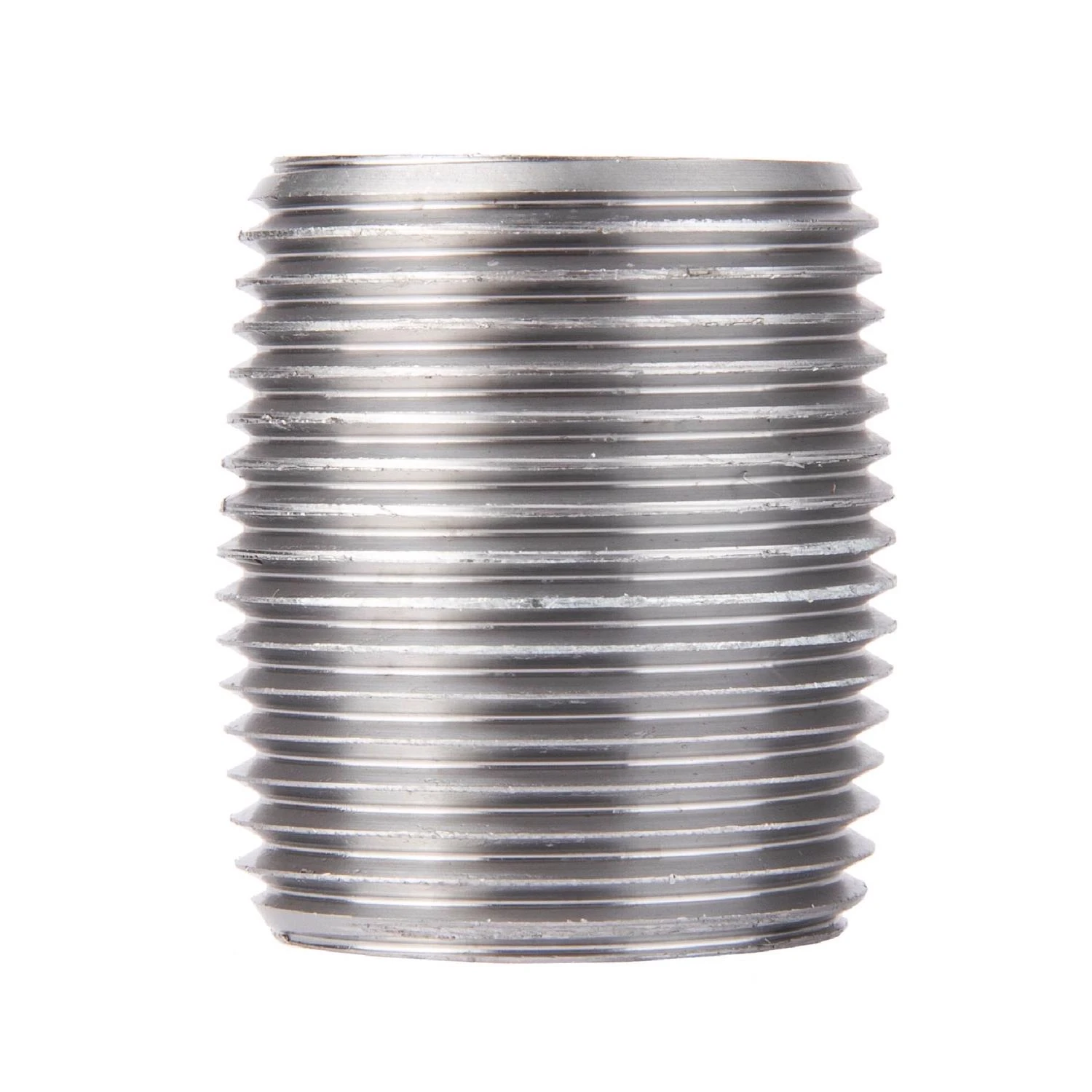 2 In. Mip X 2 In. D Mip Galvanized Steel Close Nipple