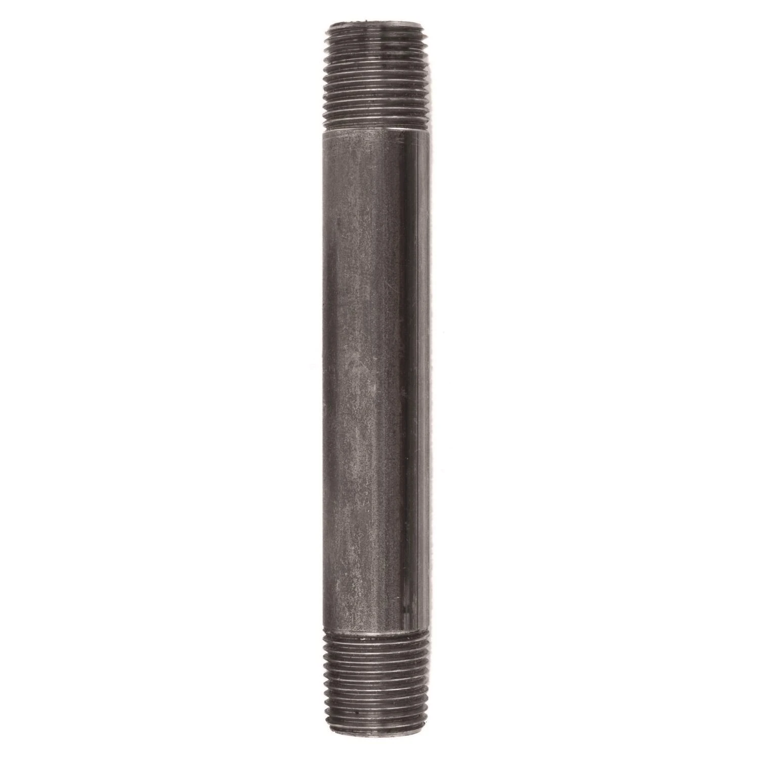 One Half Inch by Five and One Half Inch Black Steel Pipe Nipple