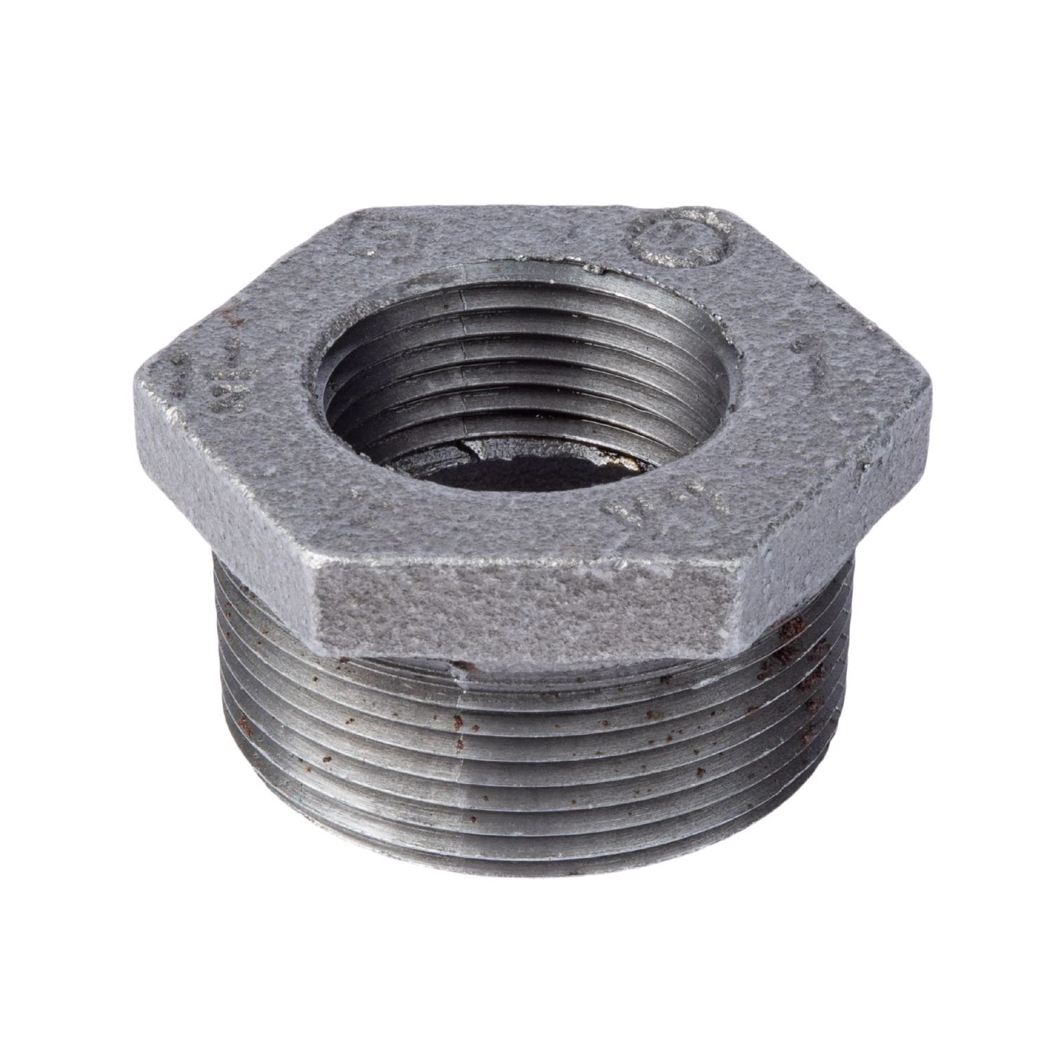 1-1/2 Inch by 1 Inch Black Steel Pipe Bushing