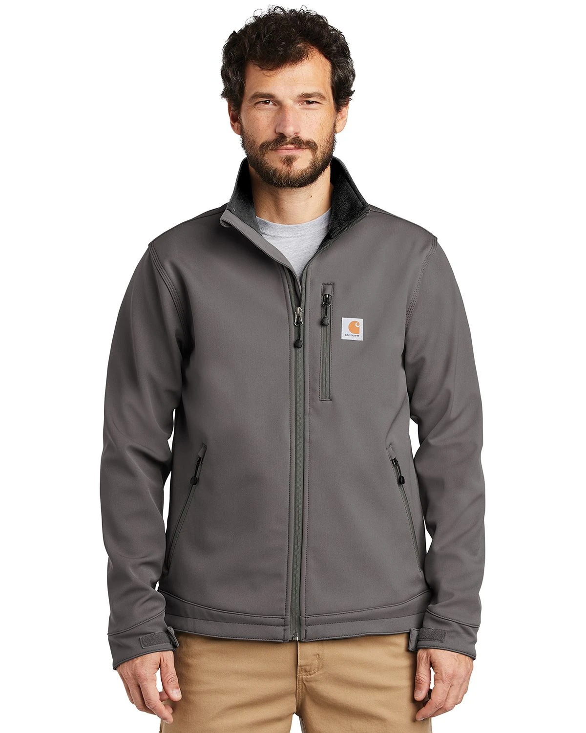 Men's Crowley Rain Defender Relaxed Fit Heavyweight Softshell Jacket - Charcoal - Large