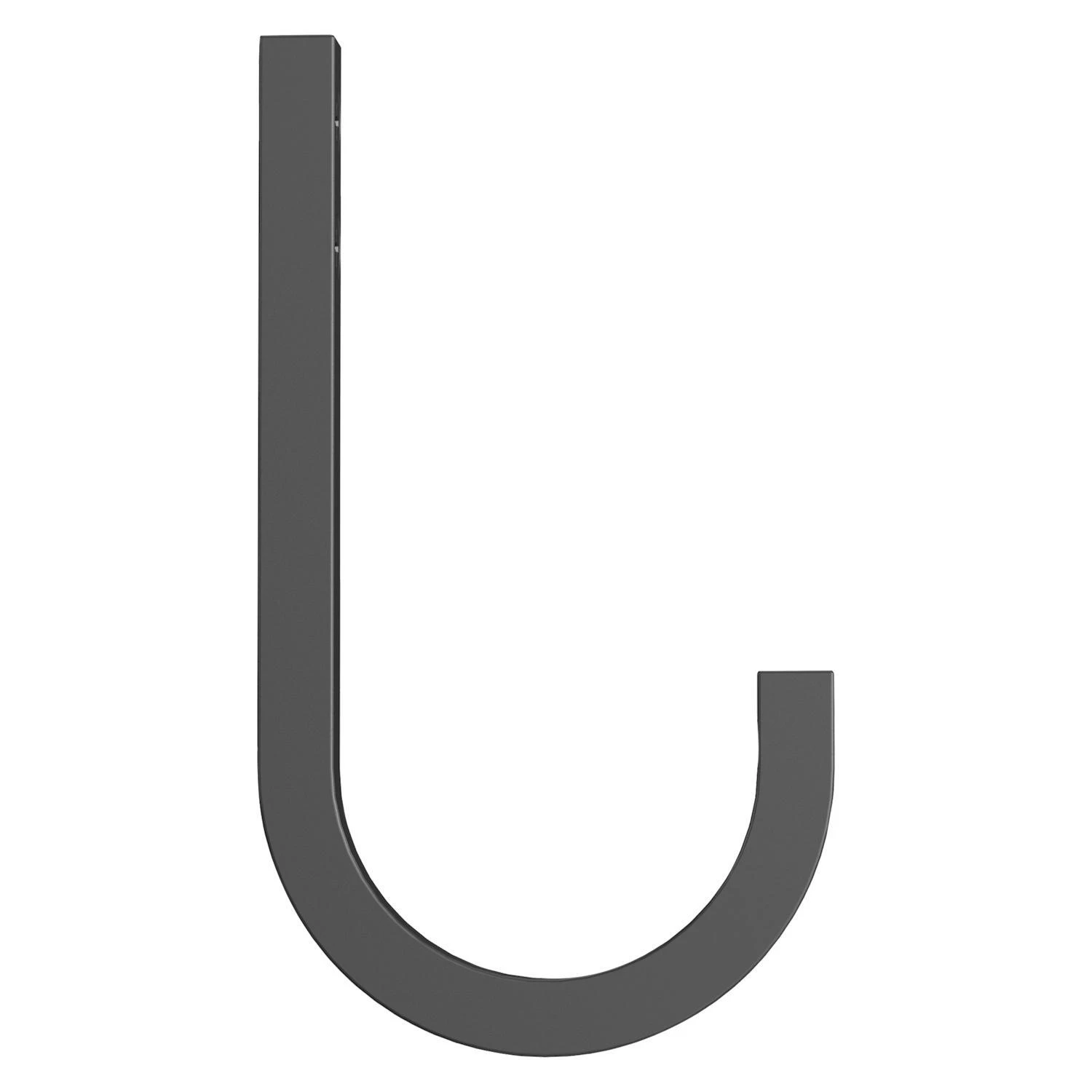 Reed Wall Hook, Matte Black
