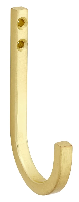 Reed Wall Hook, Brushed Gold