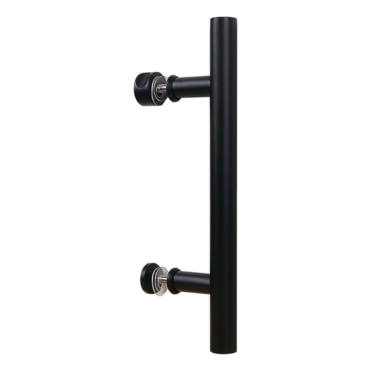 Madison 12 In. Matte Black Interior Barn Door Pull Handle