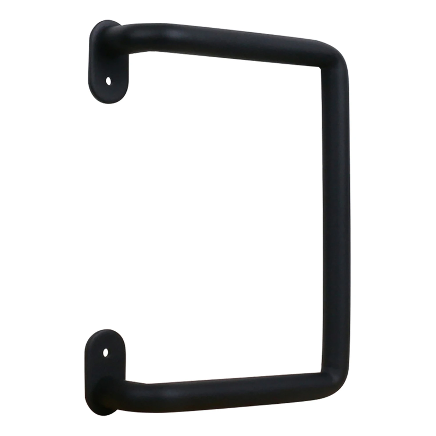 V1002 8 In. Matte Black Troy Interior Barn Door Pull Handle