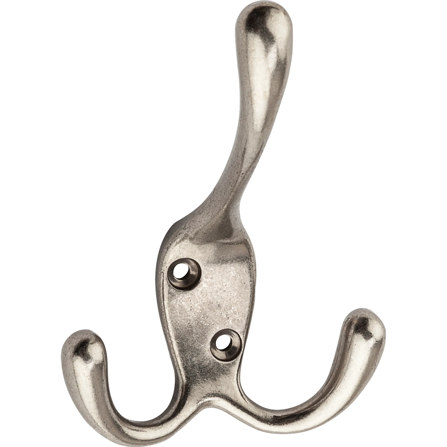 Triple Robe Hook, Satin Nickel