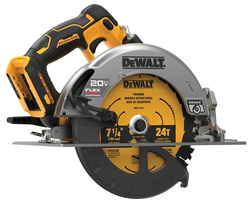 20-Volt MAX FlexVolt Cordless Circular Saw with Brushless Motor, 7-1/4-Inch Blade, Tool Only