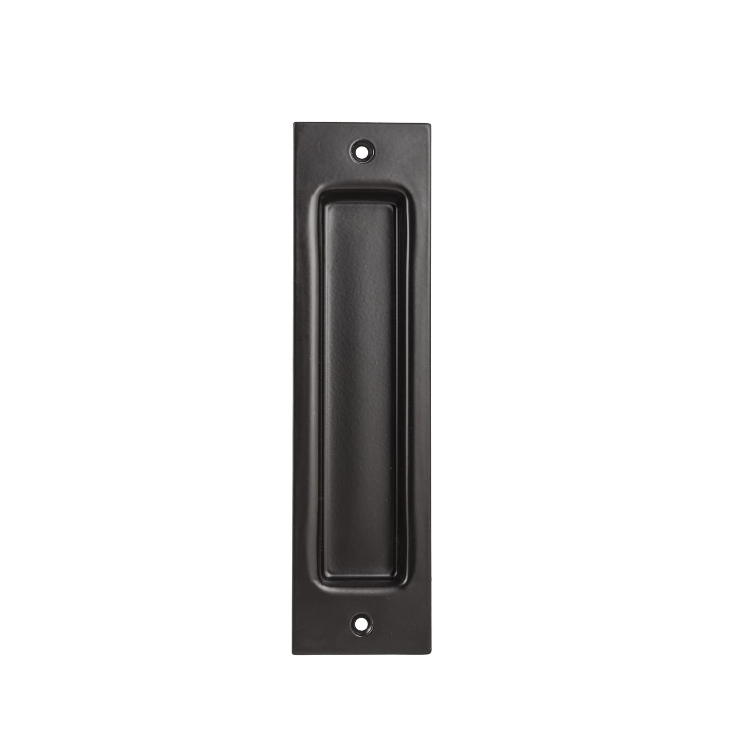 8 In. Oil Rubbed Bronze Flush Barn Door Pull - Model N187-022