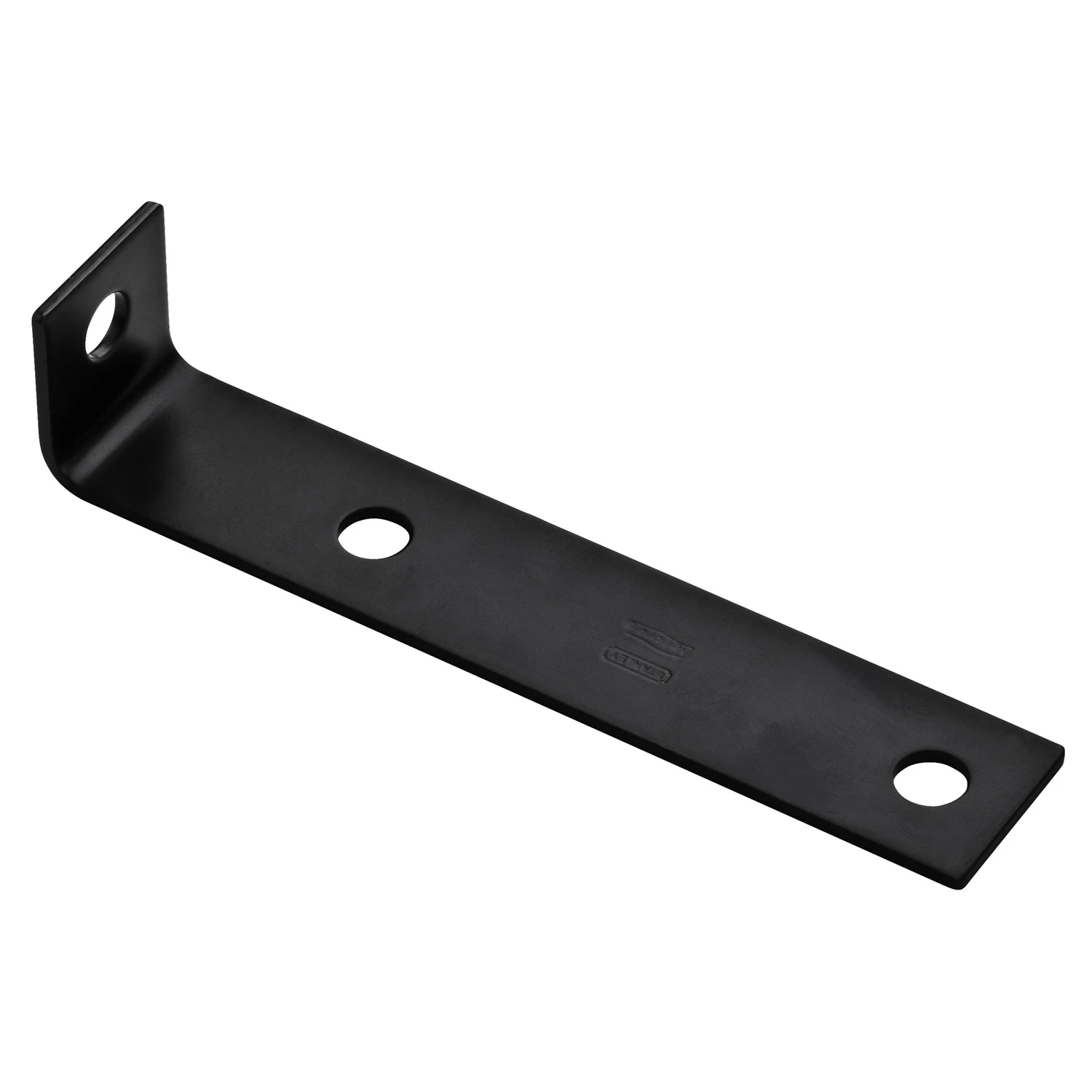 Black Steel Corner Brace, 7 and 1/2 Inches Length, Heavy Duty