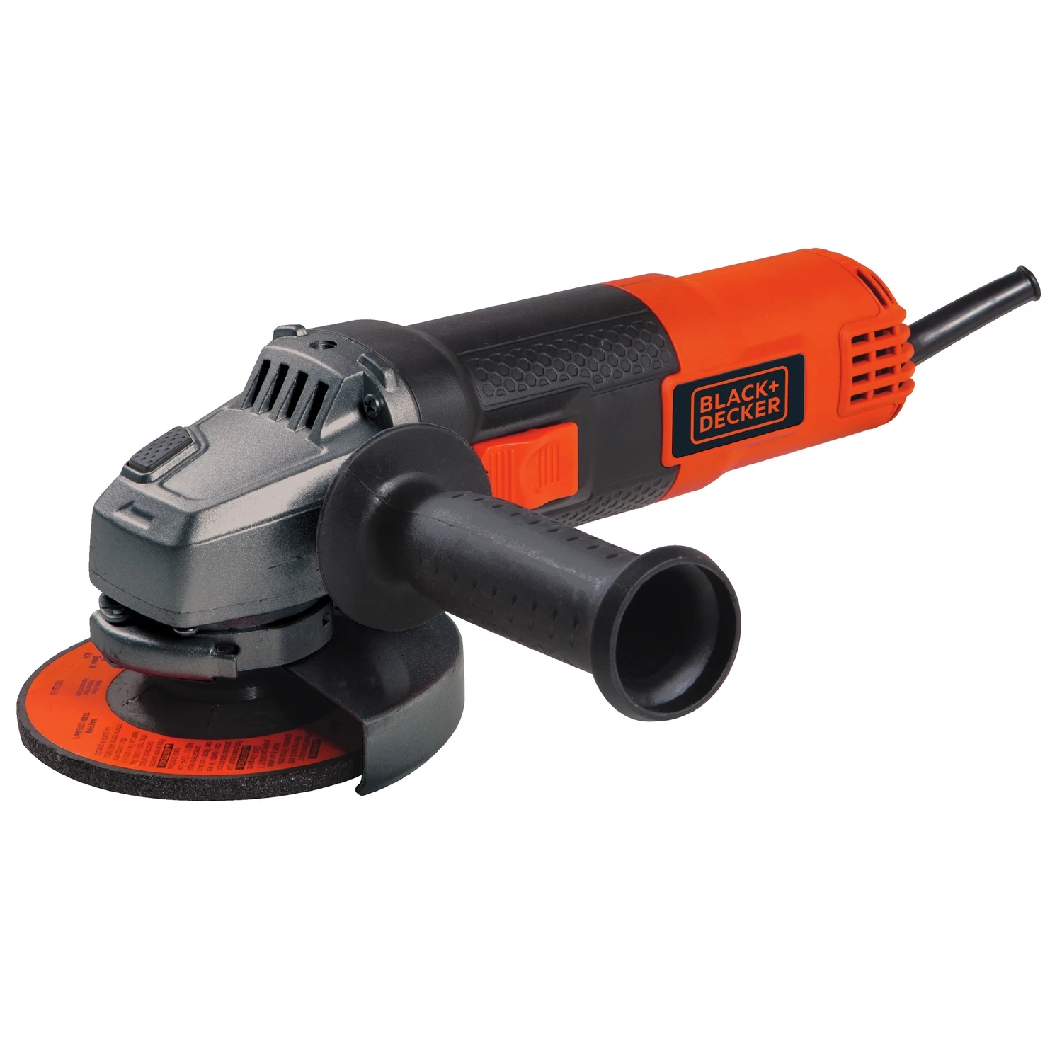 6 Amp 4-1/2 Inch Corded Angle Grinder With Metal Grinding Wheel