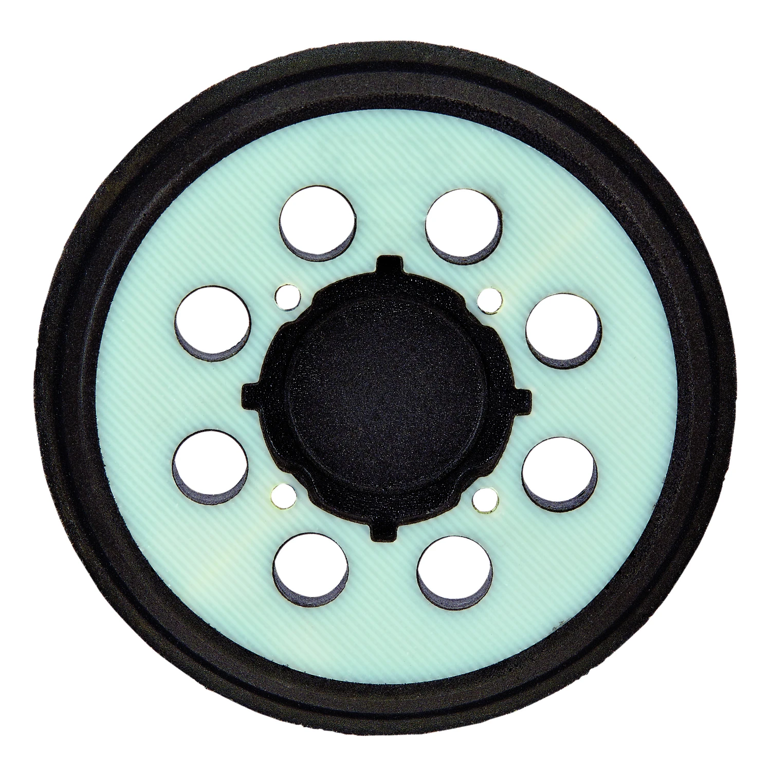 Sanding Pad, Hook & Loop, 8-Hole, 5 In.