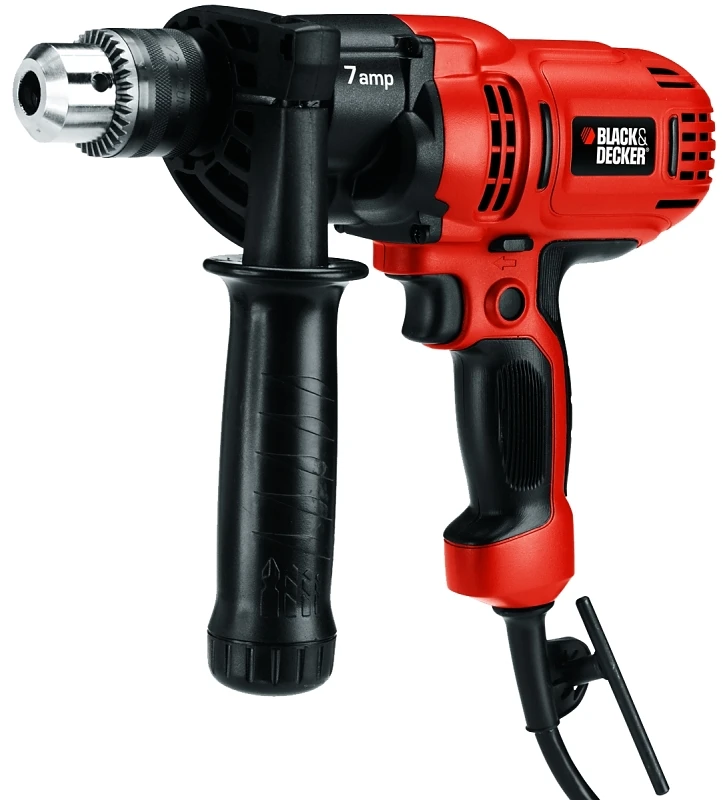 1/2 In. 7-amp Keyed Electric Drill/driver With Side Handle