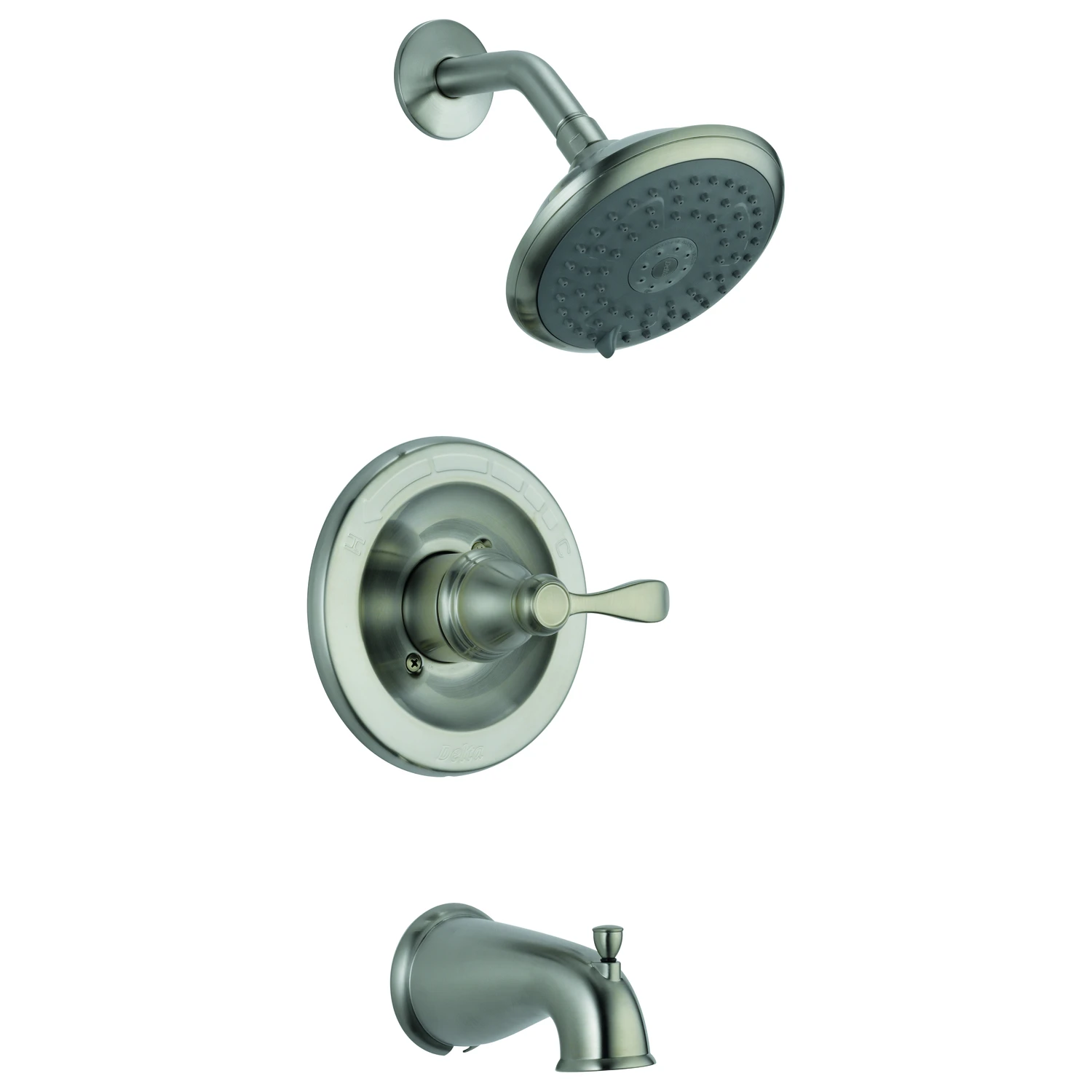 Porter Brushed Nickel 1-handle 3-spray Tub & Shower Faucet With Valve