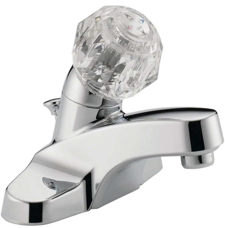 Chrome 1-handle 4 In. Centerset Bathroom Faucet With Pop-up Drain