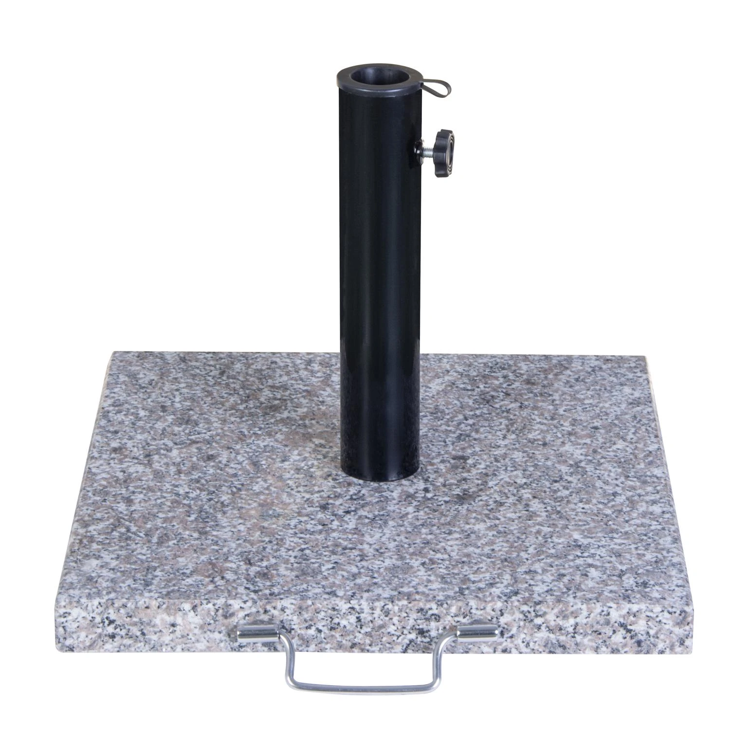 Gray Granite Umbrella Base 17 In. L X 17 In. W X 12.6 In. H