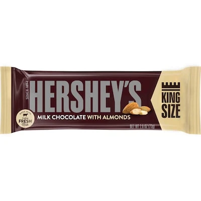Hershey's King Size Milk Chocolate with Almonds Bar - 2.6 oz