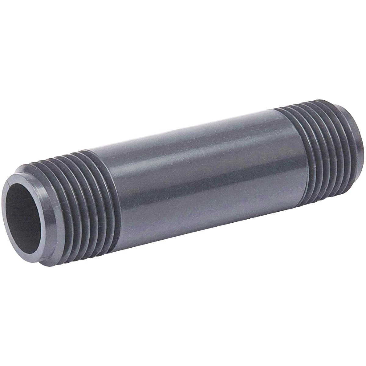 Schedule 80 PVC Pipe Nipple, 1-1/4 x 6 In.