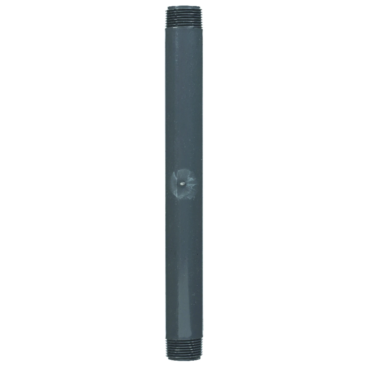 Schedule 80 PVC Pipe Nipple, 1 x 12 In.