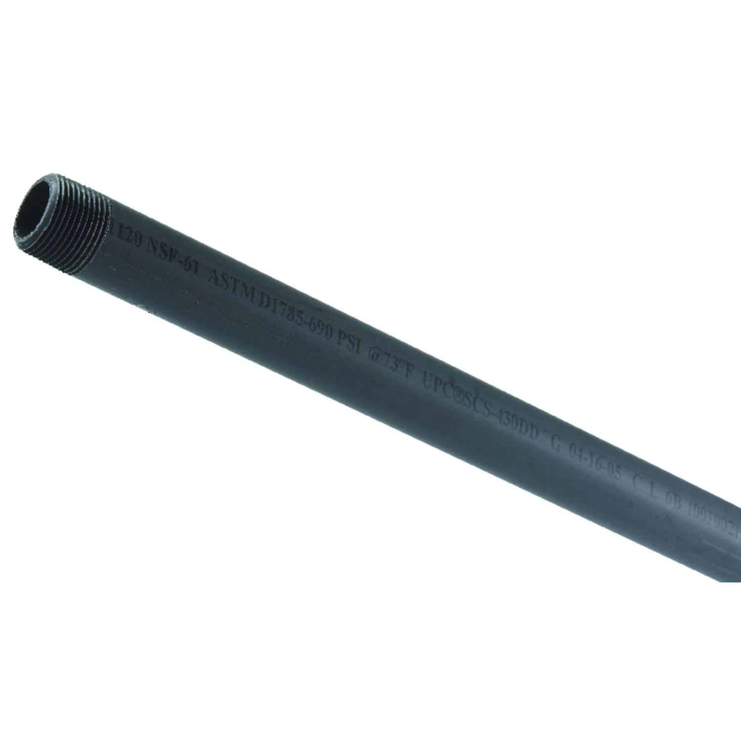 3/4 In. X 48 In. Schedule 80 Pvc Nipple - Durable Pipe Fitting