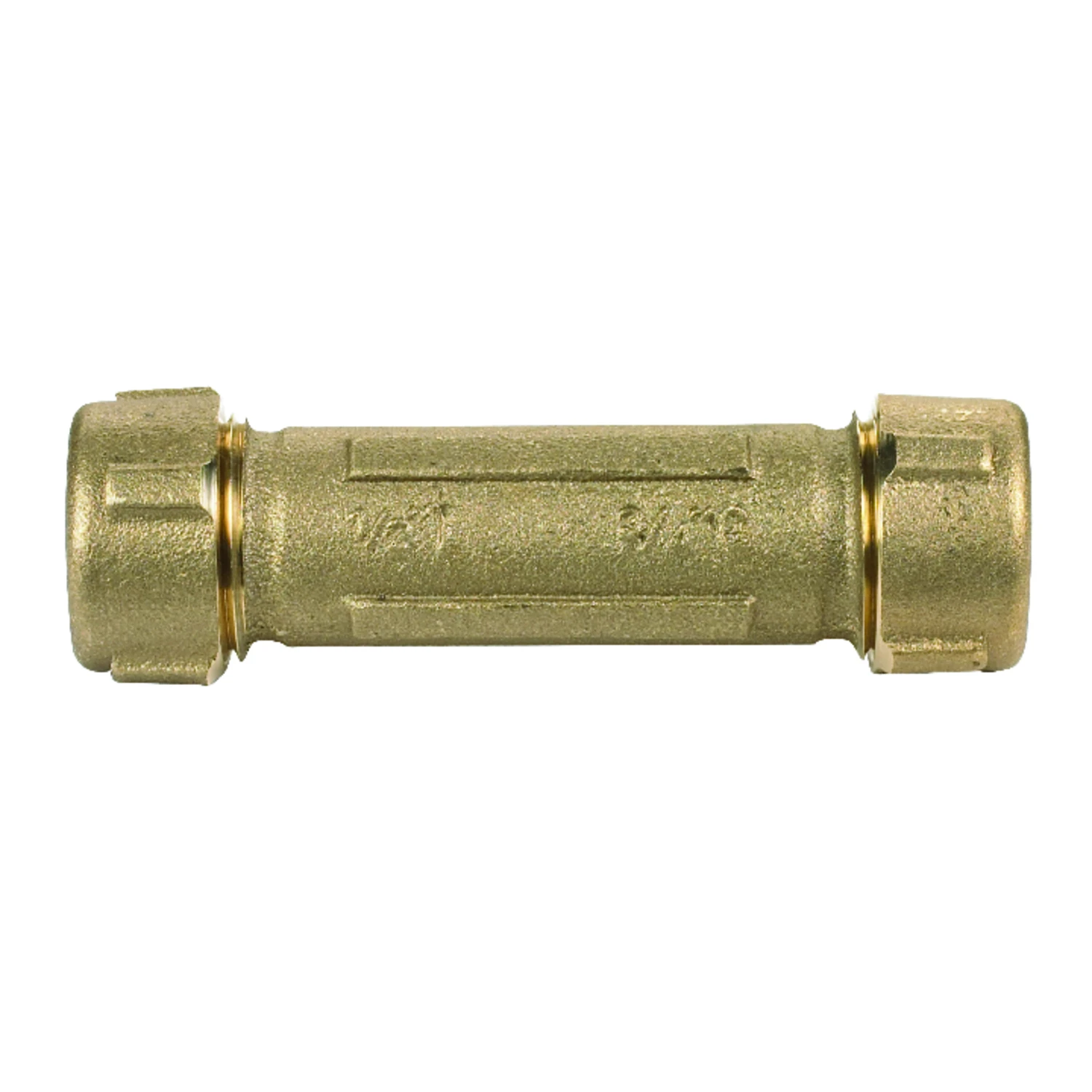 1/2 In. Ips & 3/4 In. Cts Brass Compression Repair Coupling