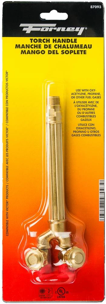 Forney 87093 Medium Duty Torch Handle, Victor Style, Oxy-acetylene Compatible