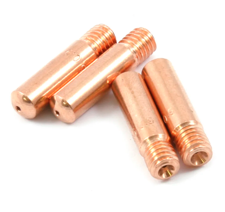0.035 In. Mig Contact Tip, Copper, 4-pack, Fits Forney 304, 306, 308 & Tweco Guns