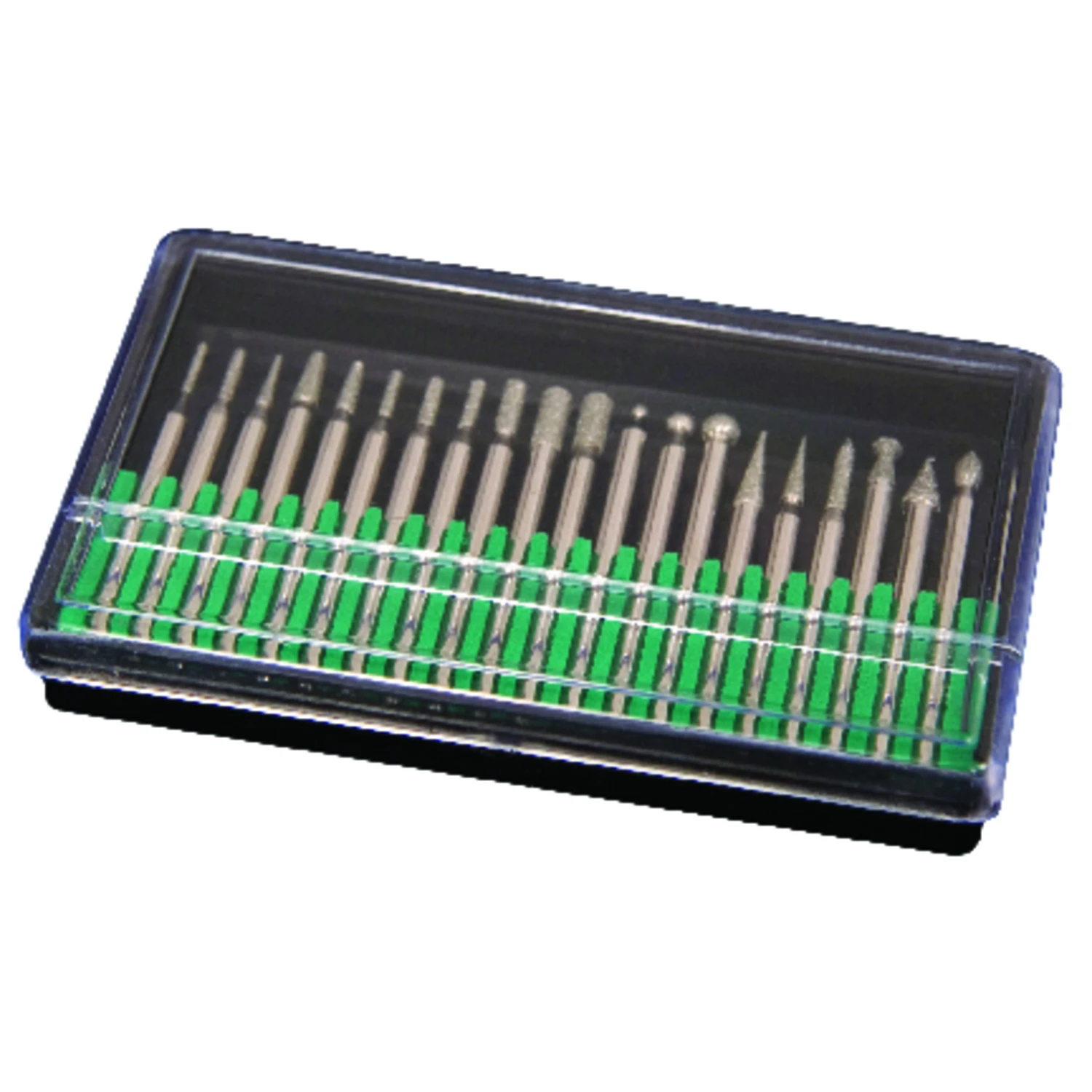 20-Pc. Diamond Point Drill Bit Set, For Glass, Ceramic, Metal