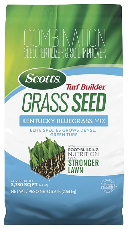 Scotts Turf Builder Kentucky Bluegrass Sun or Shade Fertilizer/Seed/Soil Improver 5.6 lb
