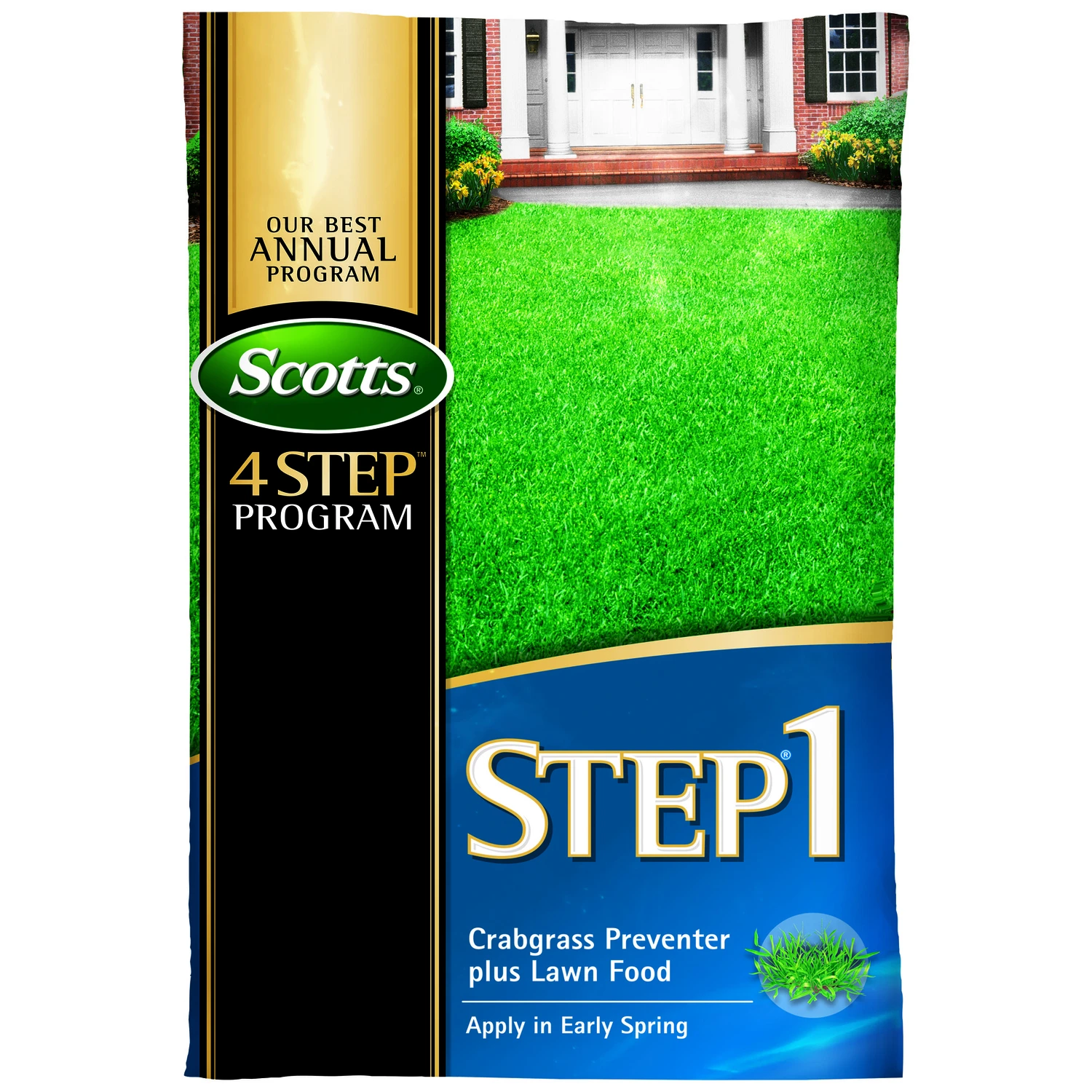 4-step Program Step 1 40.28 Lb. Crabgrass Preventer Plus Lawn Food 15,000 Sq. Ft.