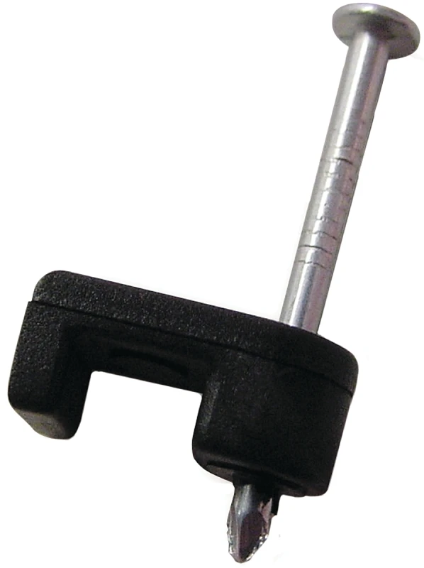 3/16-In. Low-Volt Staples, Black, 25-Pk.