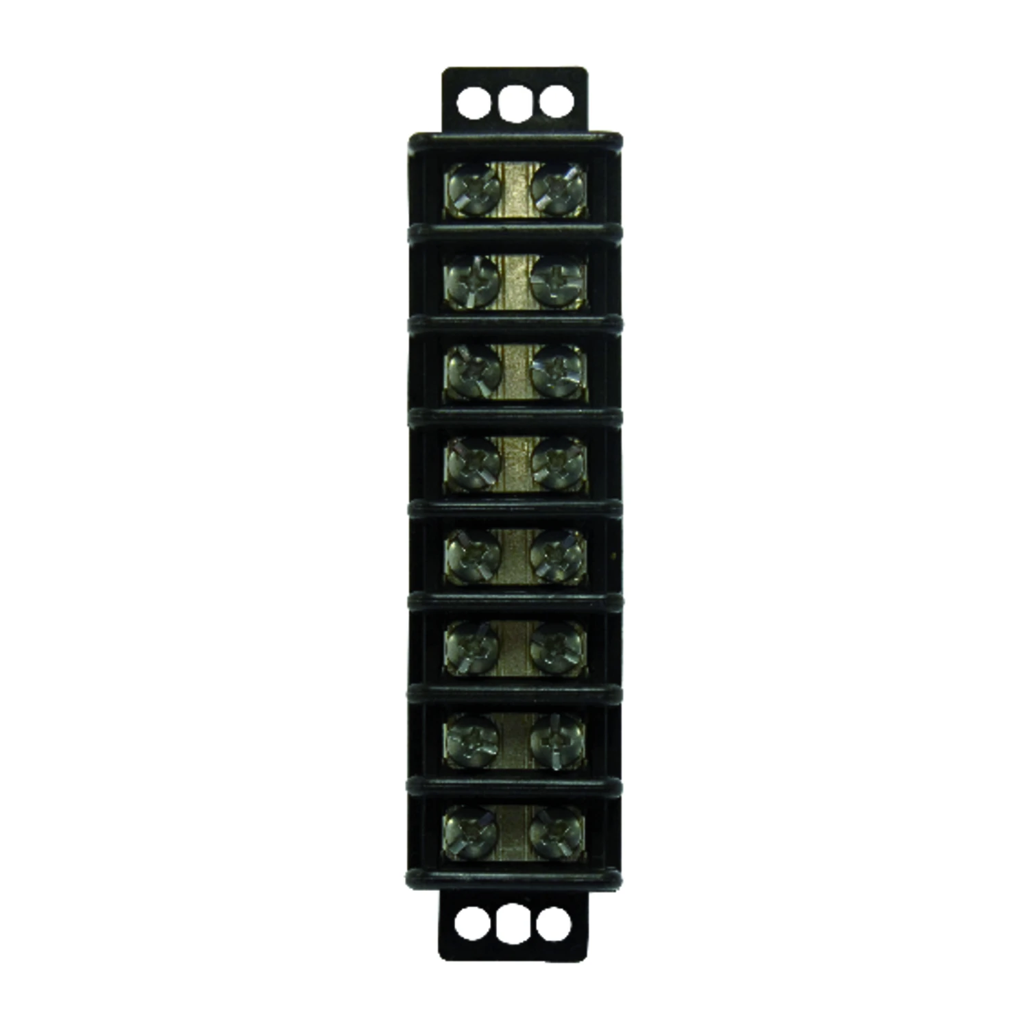 Terminal Block, 8-Circuit, 30A, 600V, 22-10 AWG