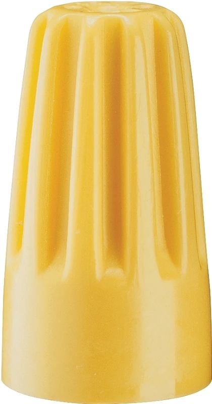 WireGard Wire Connector, Gb-4, Square Spring, Yellow, 200-Pk.