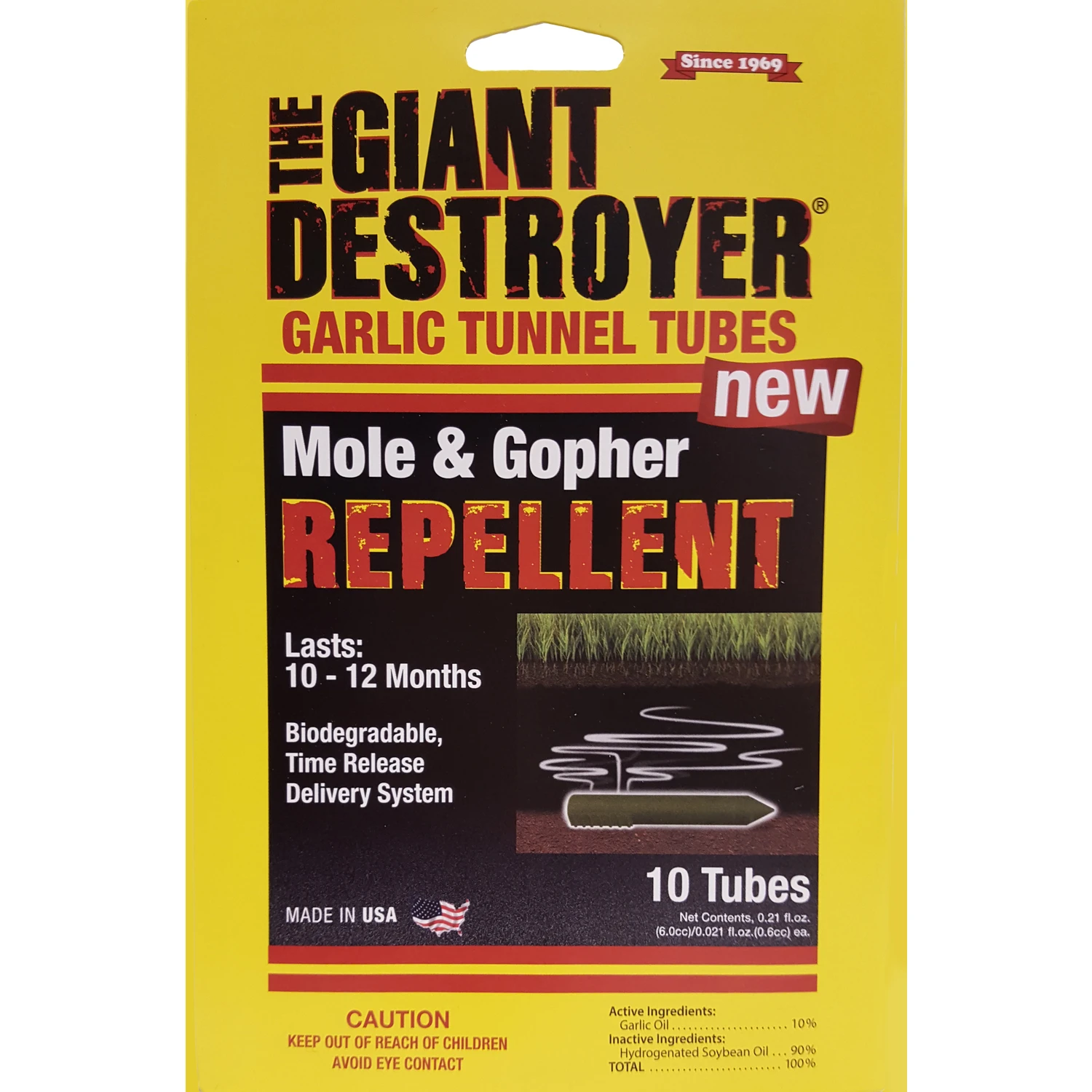Mole/Gopher Repellent, 10-Pack
