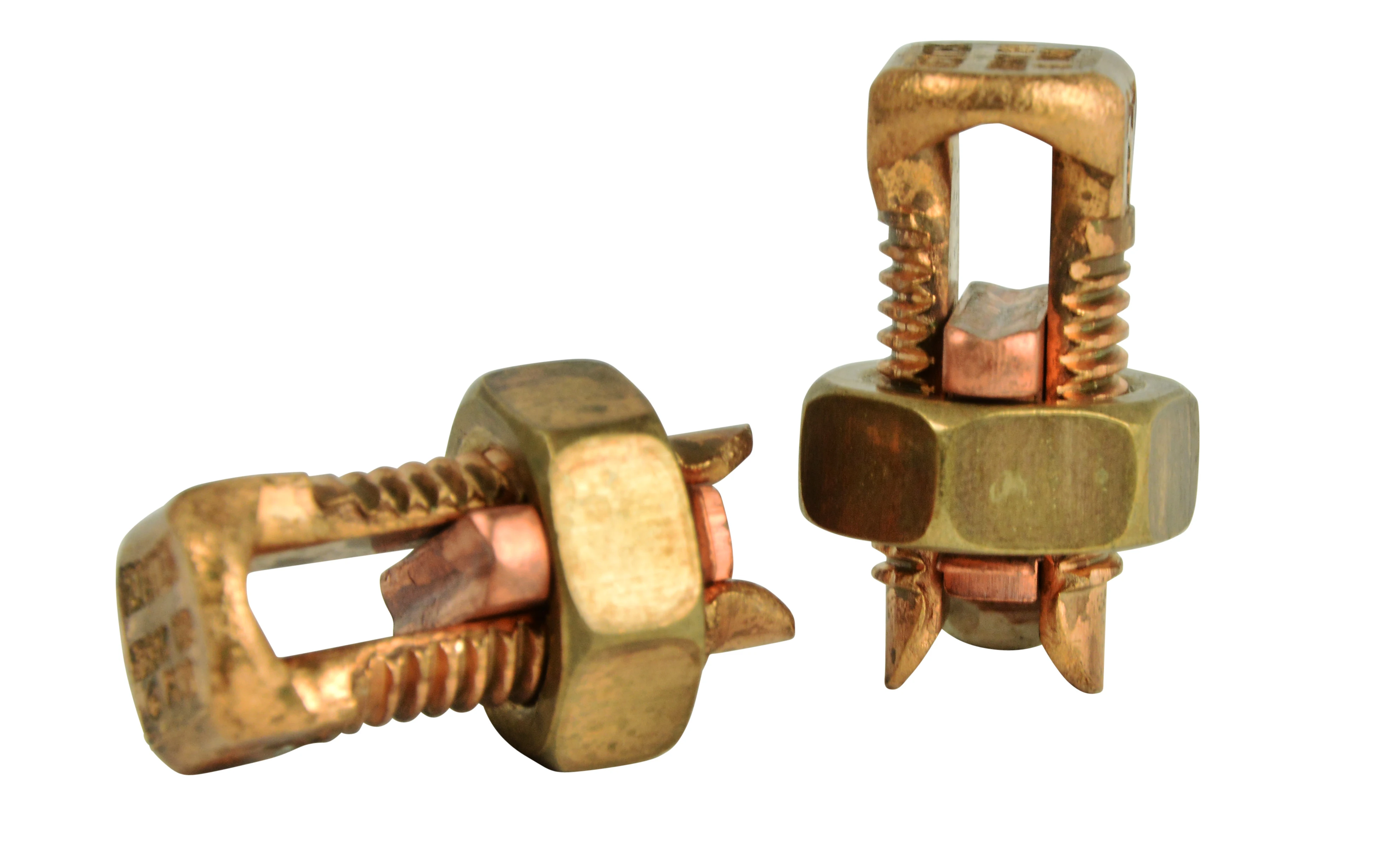 Copper Split Bolt Connector, 6-AWG, 2-Pk.