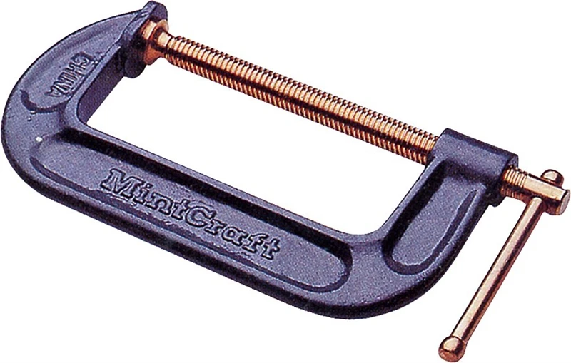 Jl273643l 5-inch Heavy Duty C-clamp, Malleable Steel, Baked Gray Finish