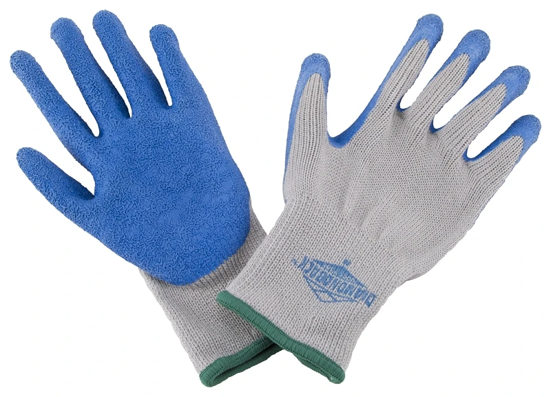 Gv-showa/m Medium Rubber Palm Work Gloves With Cotton Knit Lining