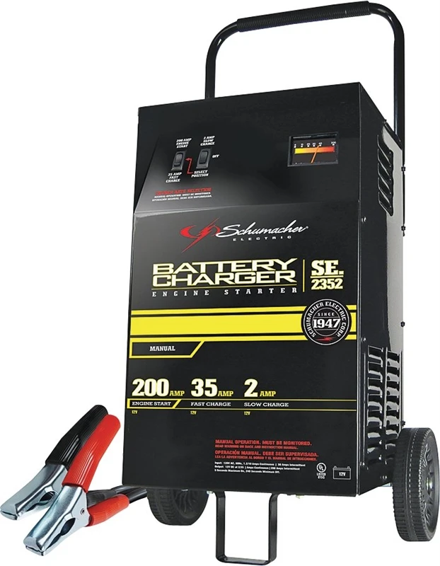 Se-2352 12v Wheel Charger, 2/35/200 Amp, Agm Battery, 120 Vac Input