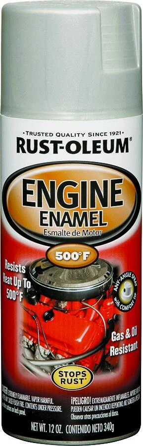 248953 Cast Coat Aluminum Engine Enamel Spray Paint, 11 Oz, Pack Of 6
