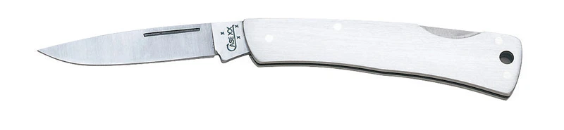 Executive Lockback 3-1/8 In. Folding Knife With Stainless Steel Handle