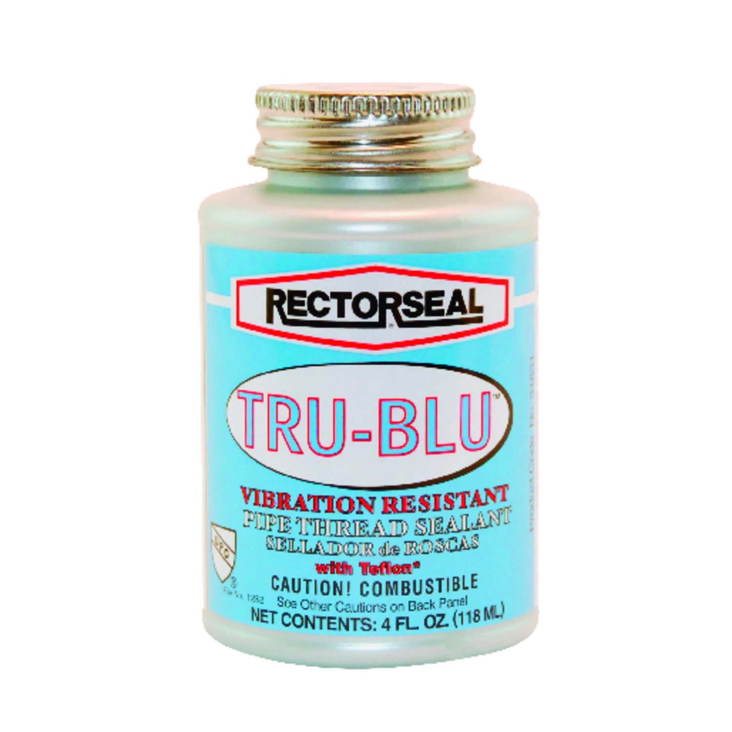 Tru-blu 4 Oz. Blue Pipe Thread Sealant With Ptfe
