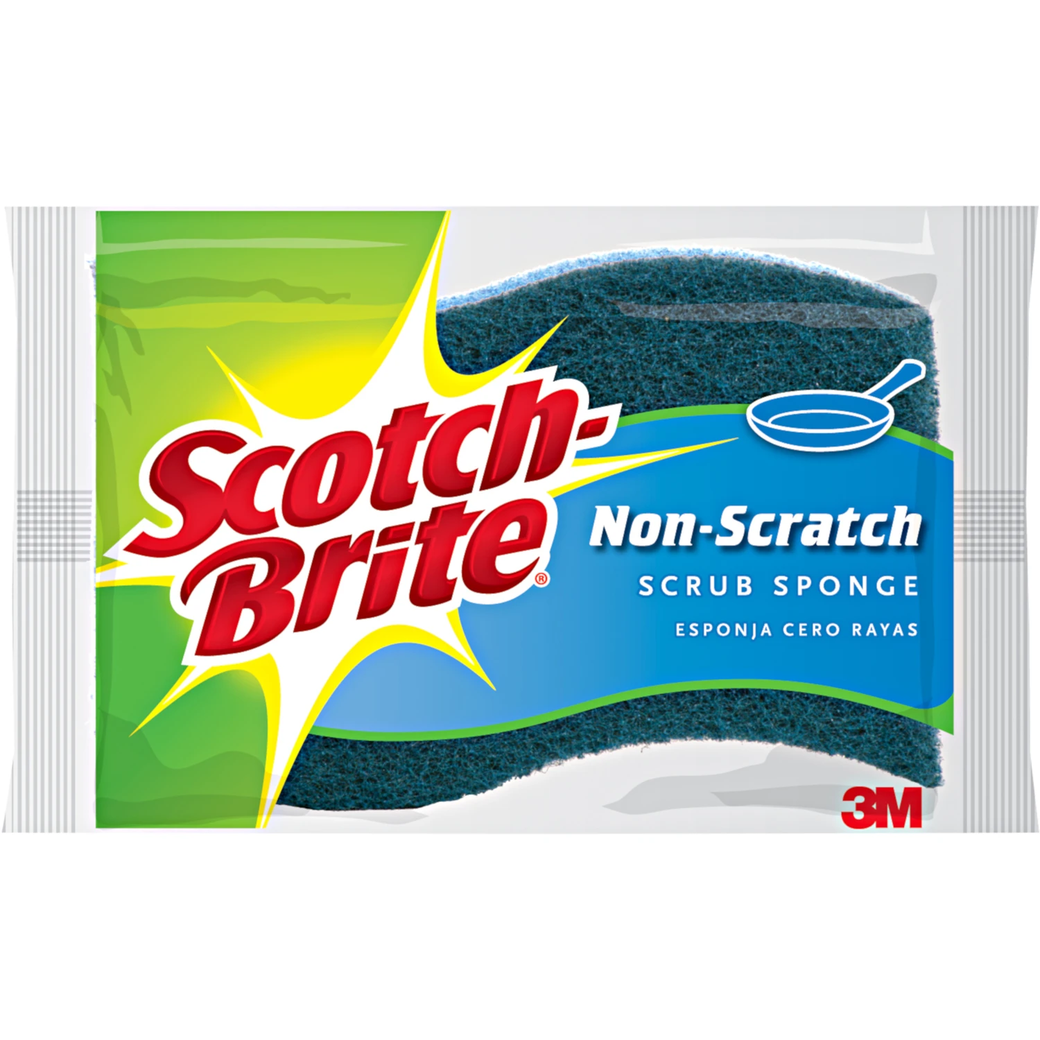 Non-Scratch Scrub Sponge
