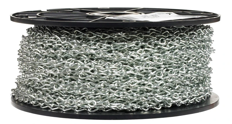 #16 Zinc-plated Low-carbon Steel Coil Chain, 250 Ft. Length