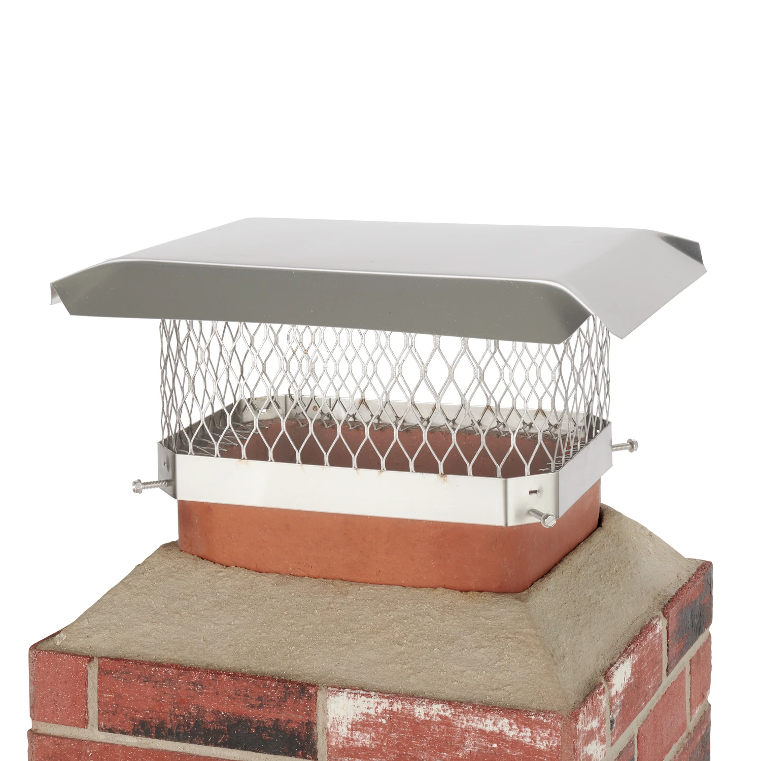 9 In. X 13 In. Stainless Steel Single Flue Chimney Cap Scss913